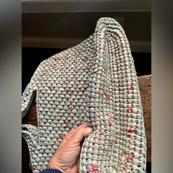 New Handmade Crotched Recycled Plastic Bags Tote Bag, Upcycling - Picture 7 of 10